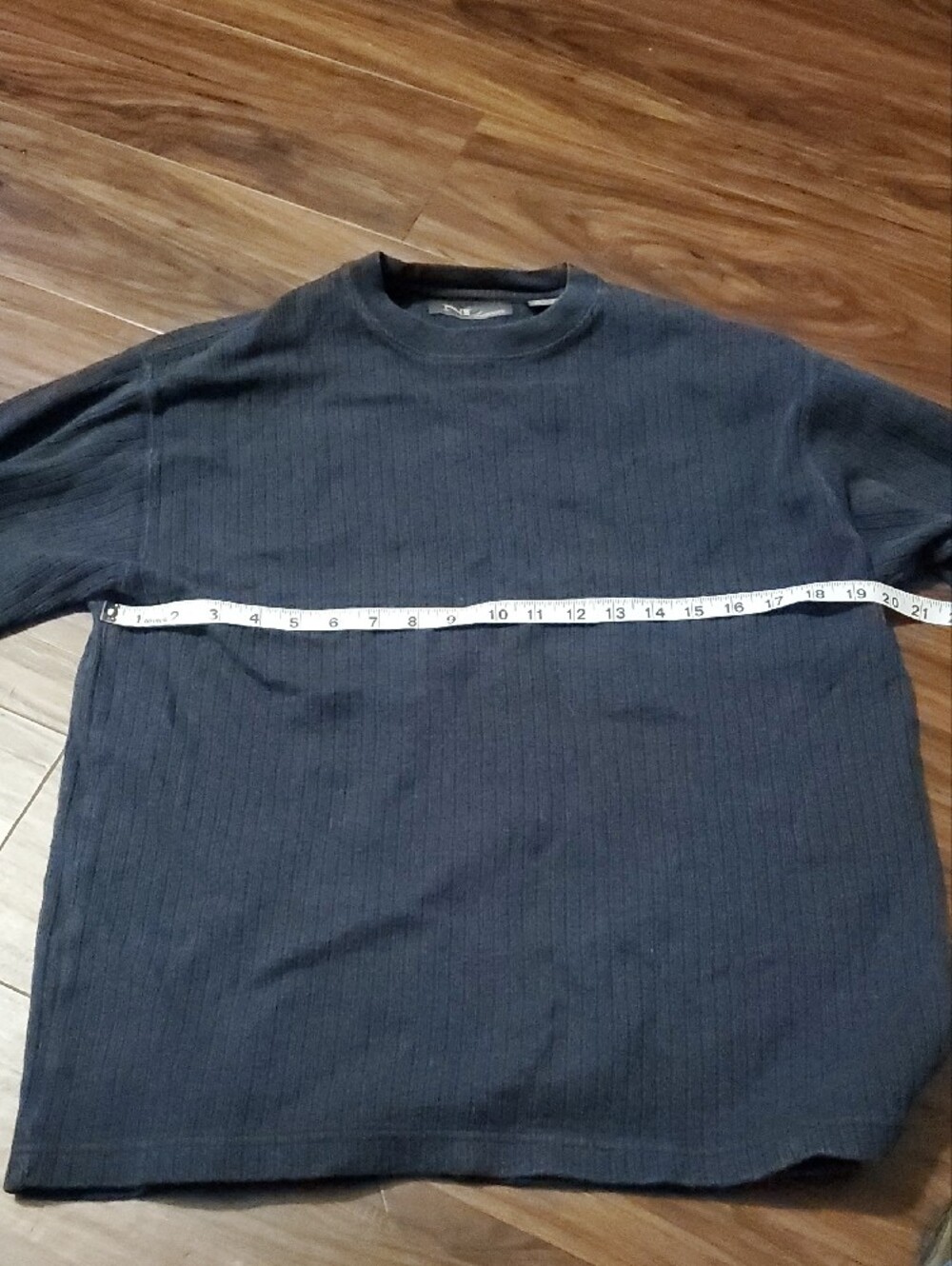 NATURAL LIFE Navy Ribbed Long Sleeve Top - Picture 4 of 6